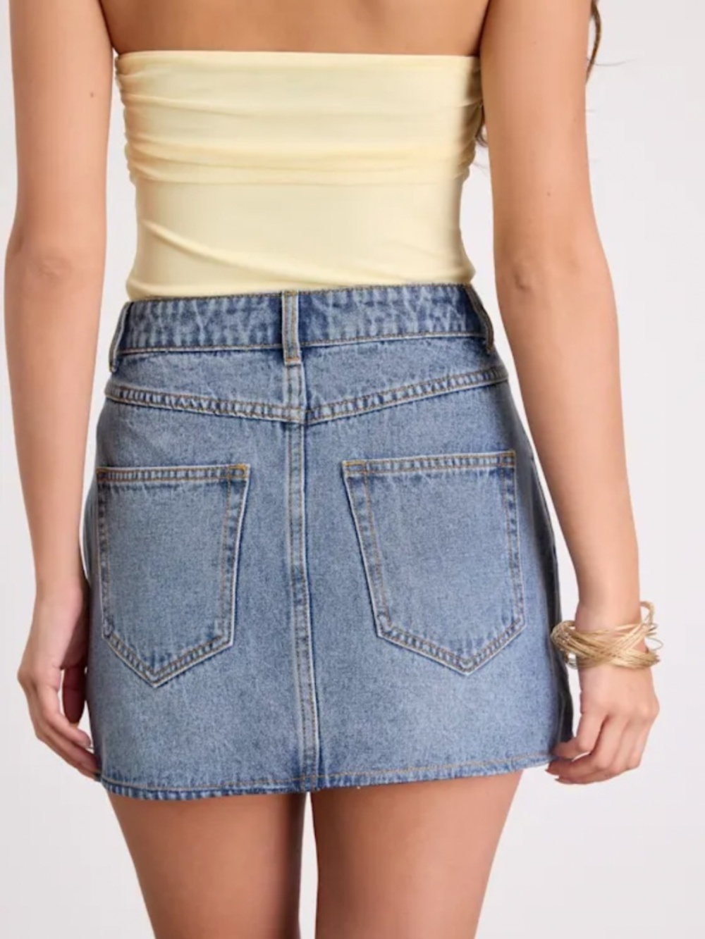 Lulus Alaire medium wash denim high rise - Picture 2 of 3